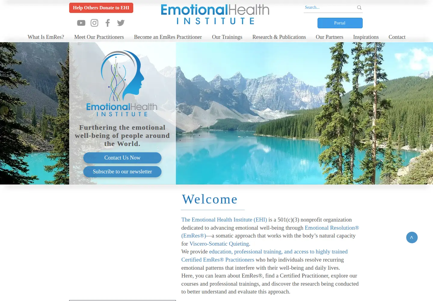 Screenshot of emotionalhealthinstitute.org