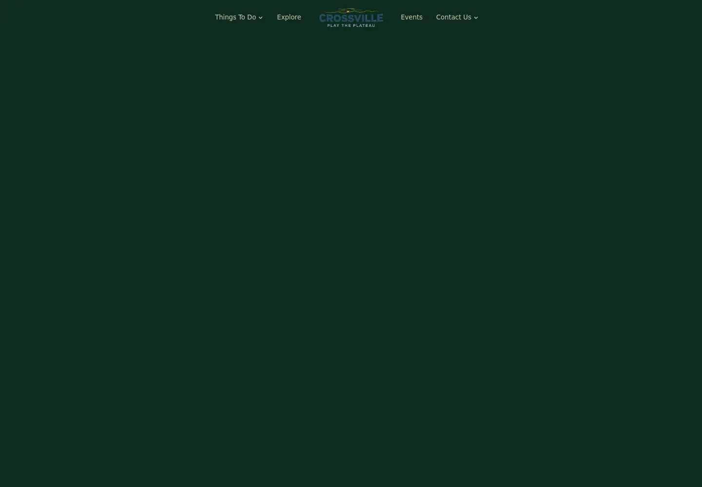 Captured homepage of explorecrossville.com in the current scan