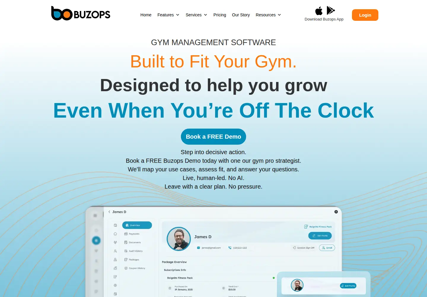 Screenshot of buzops.com