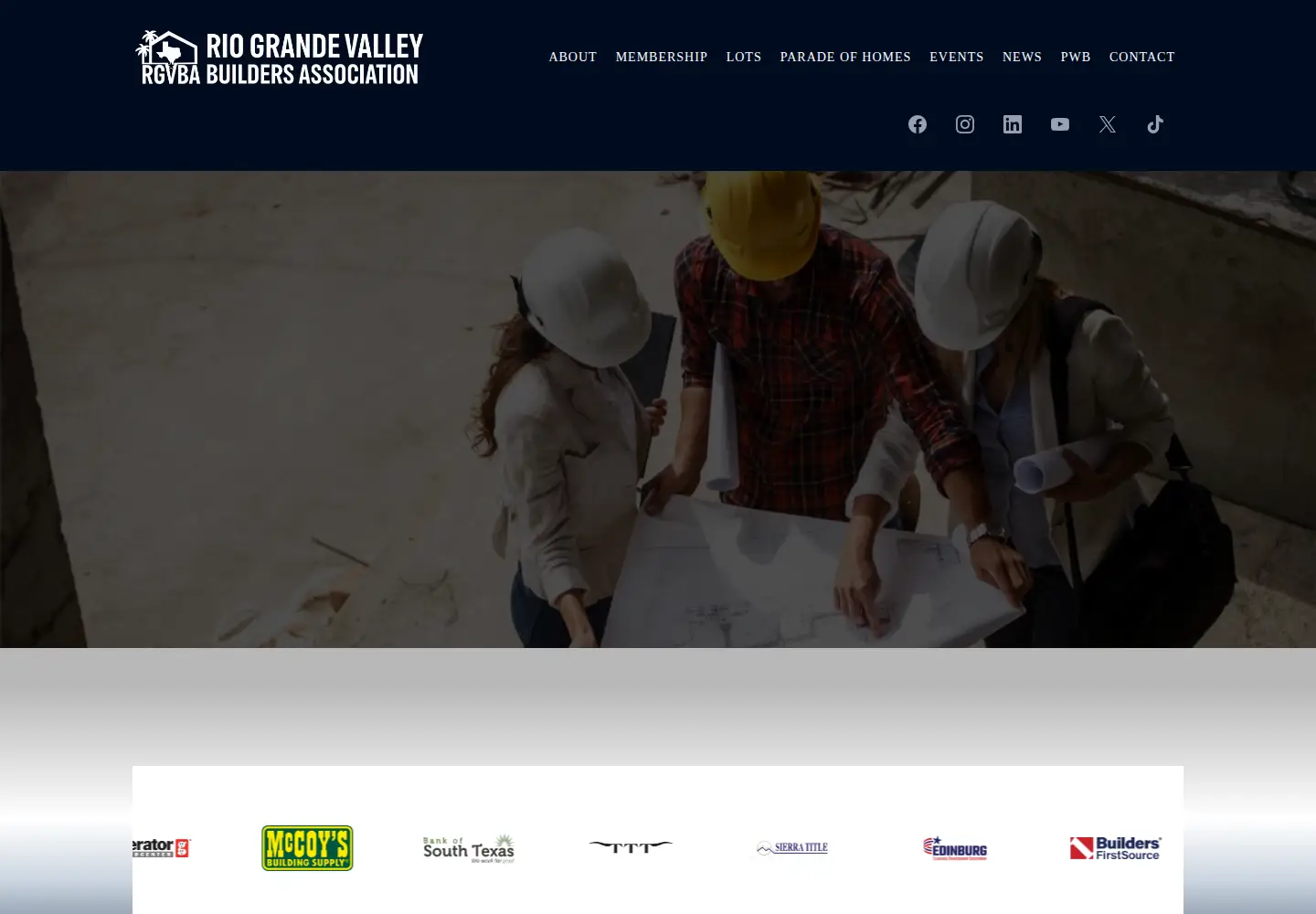 Captured homepage of rgvba.org in the current scan