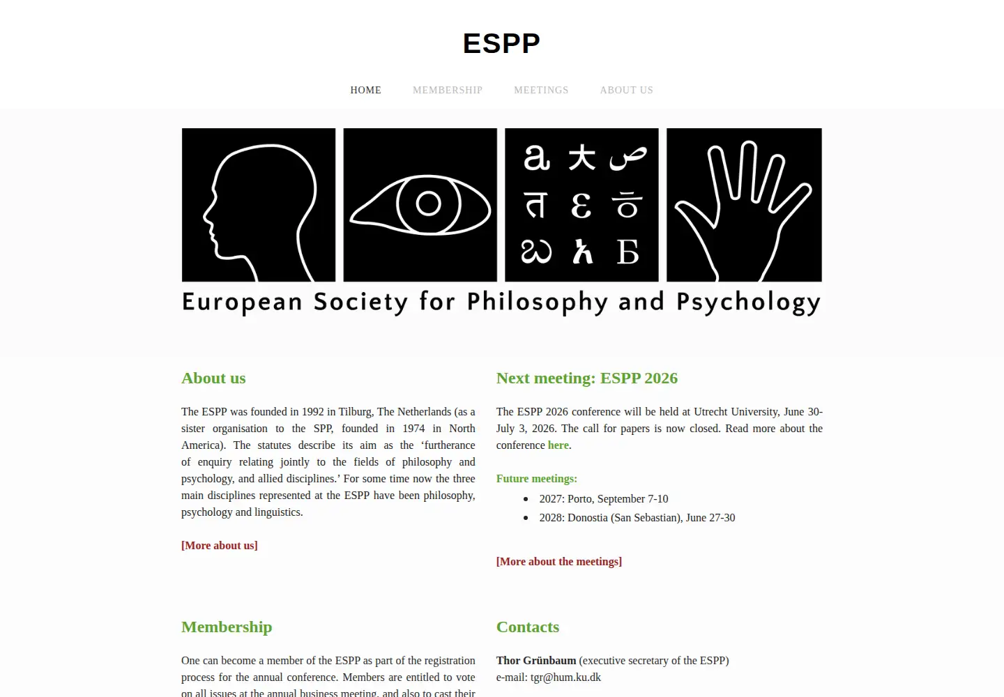 Screenshot of europeanspp.org