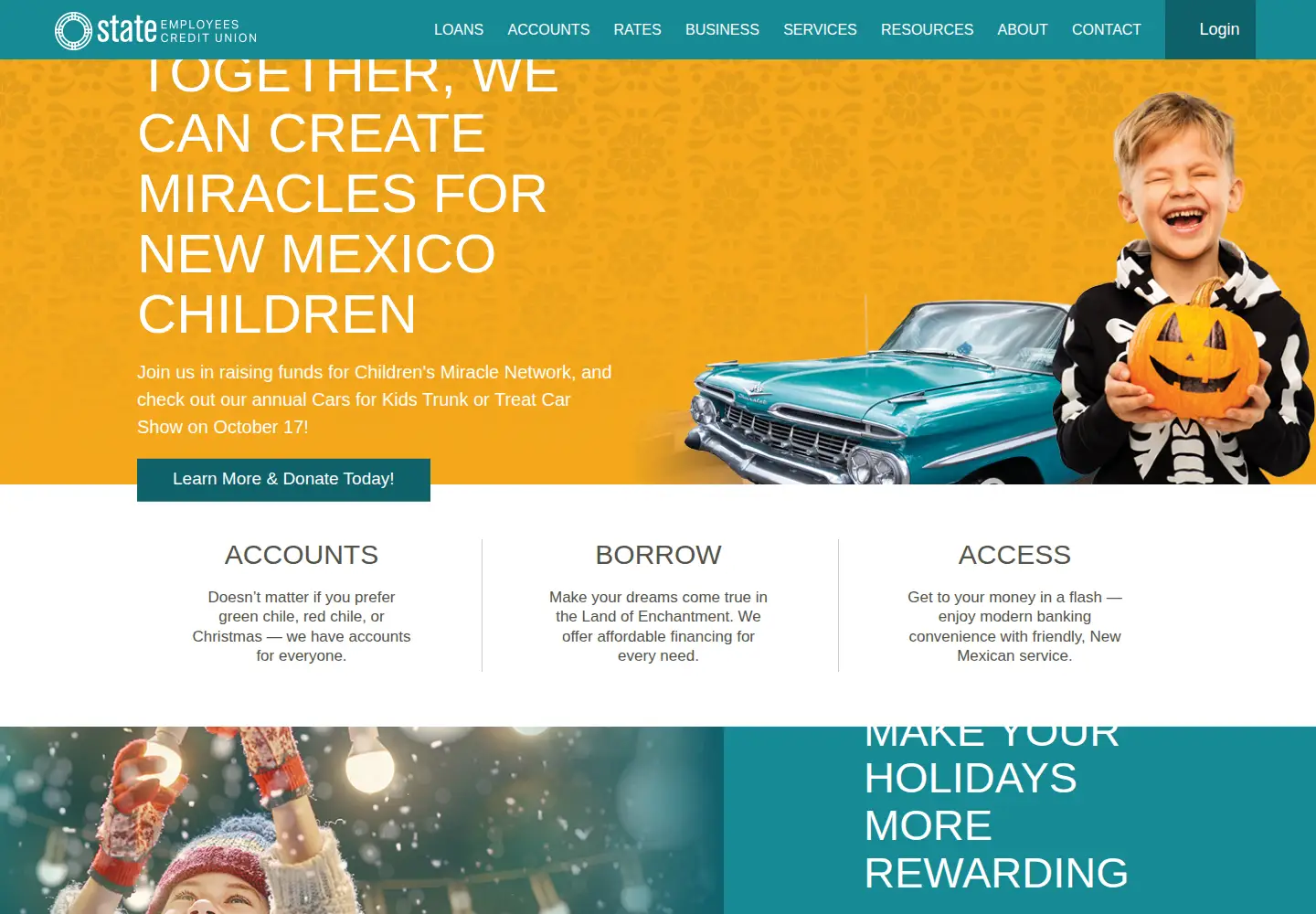 Screenshot of secunm.org