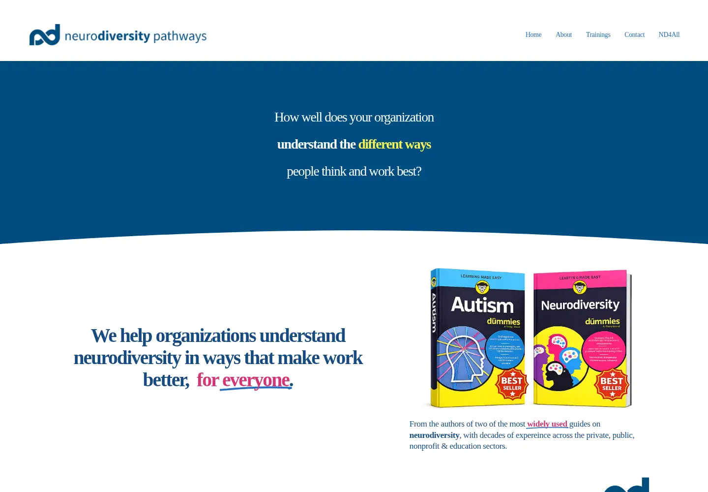 Screenshot of ndpathways.org