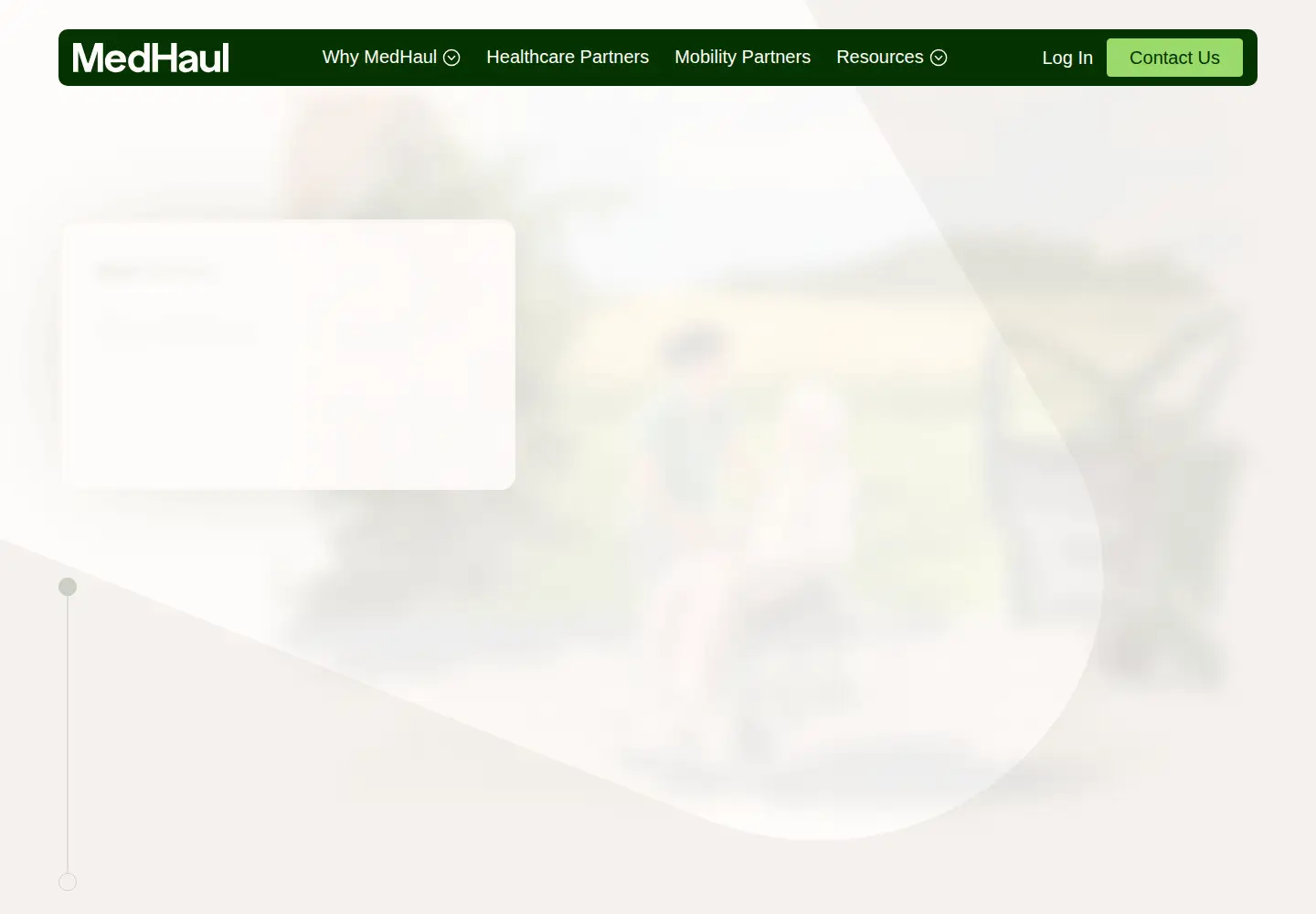 Captured homepage of gomedhaul.com in the current scan
