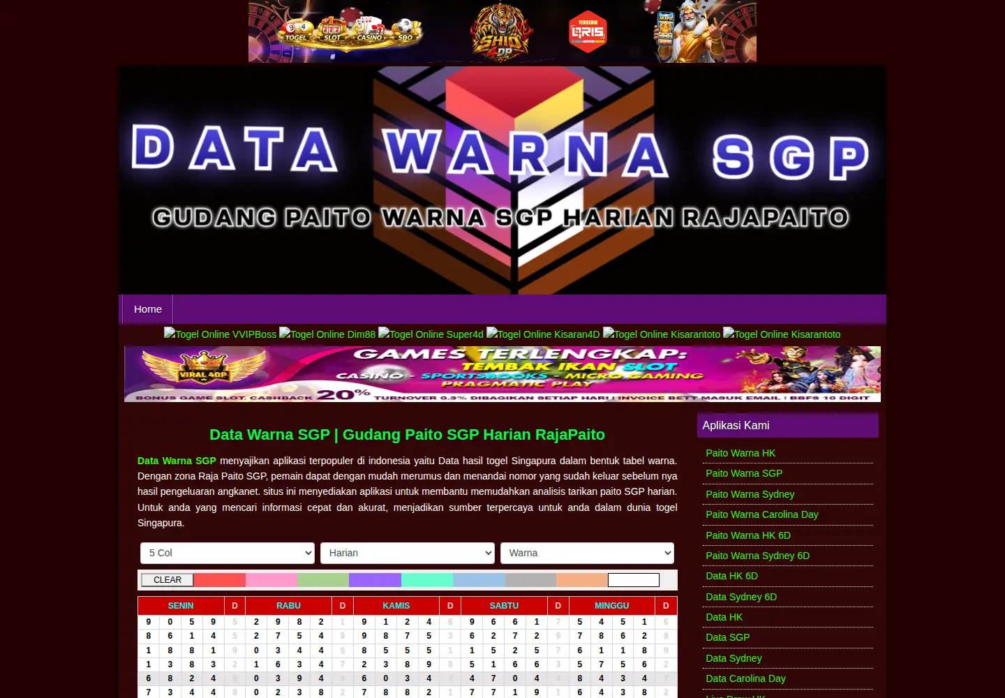 Screenshot of datawarnasgp.club