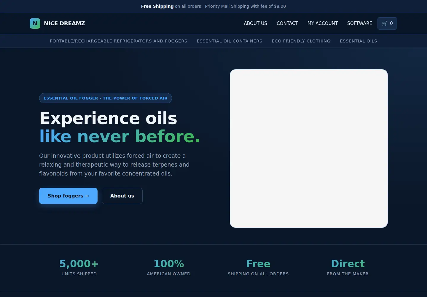 Screenshot of nicedreamzwholesale.com