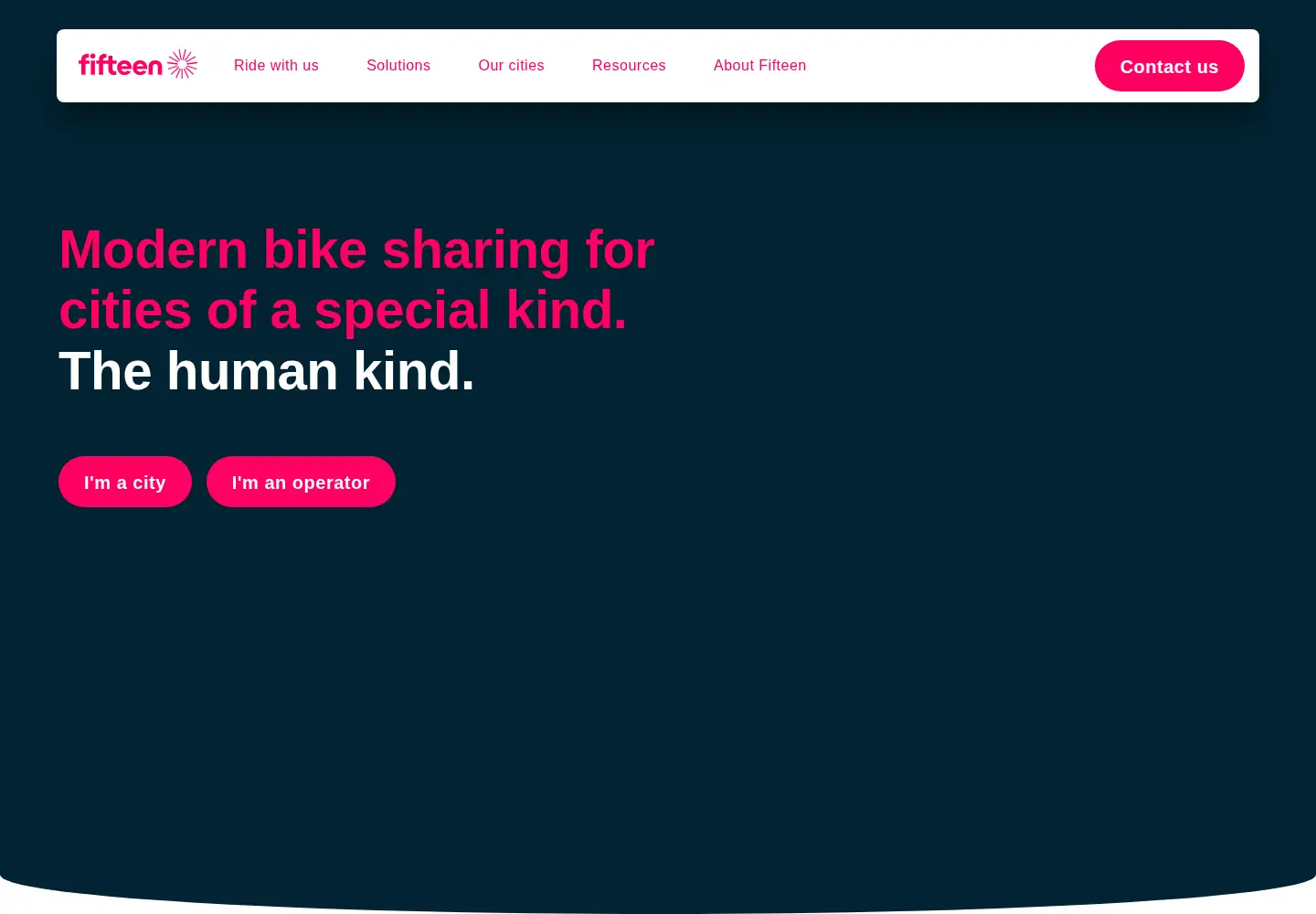 Screenshot of fifteen.eu