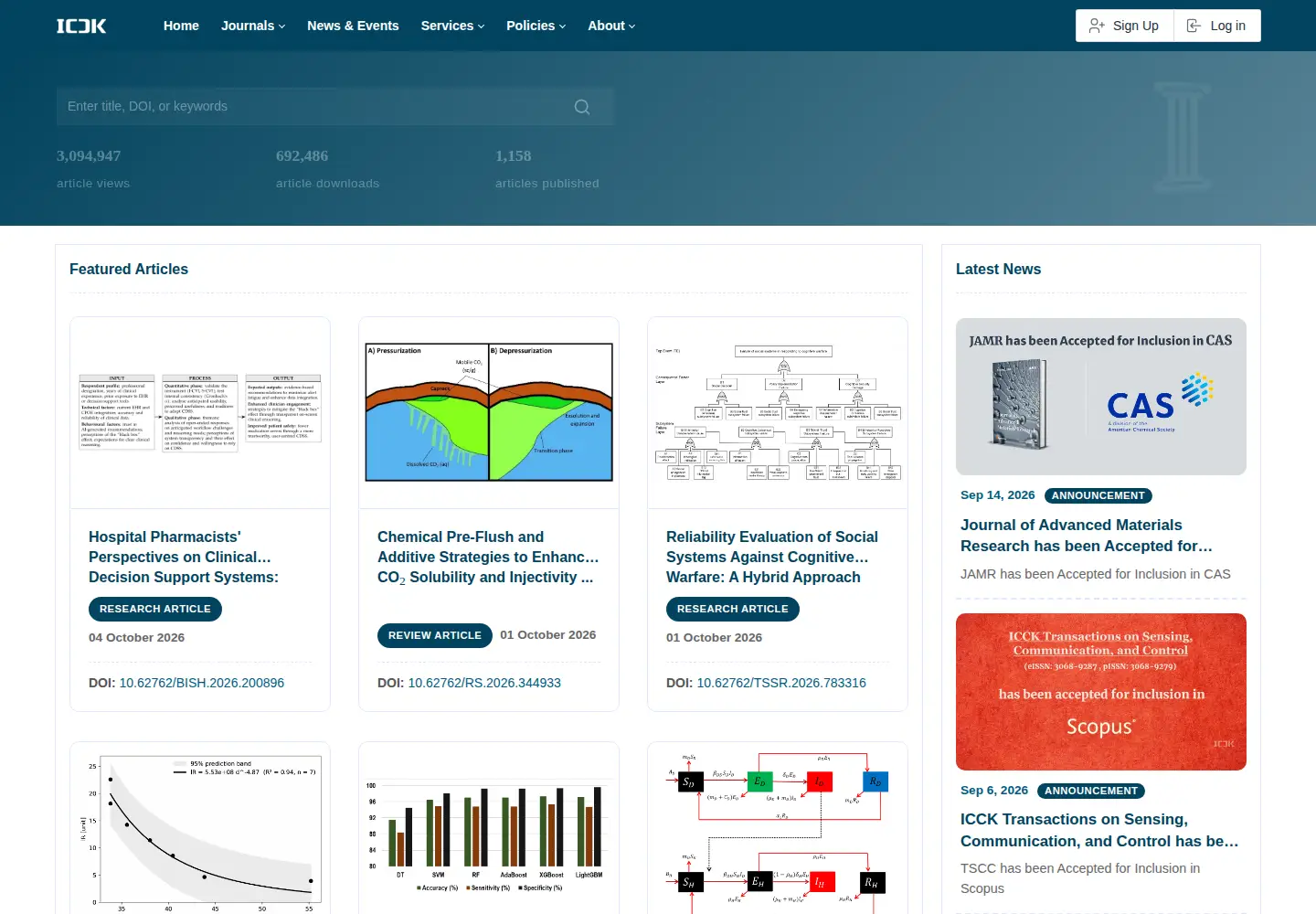 Screenshot of icck.org