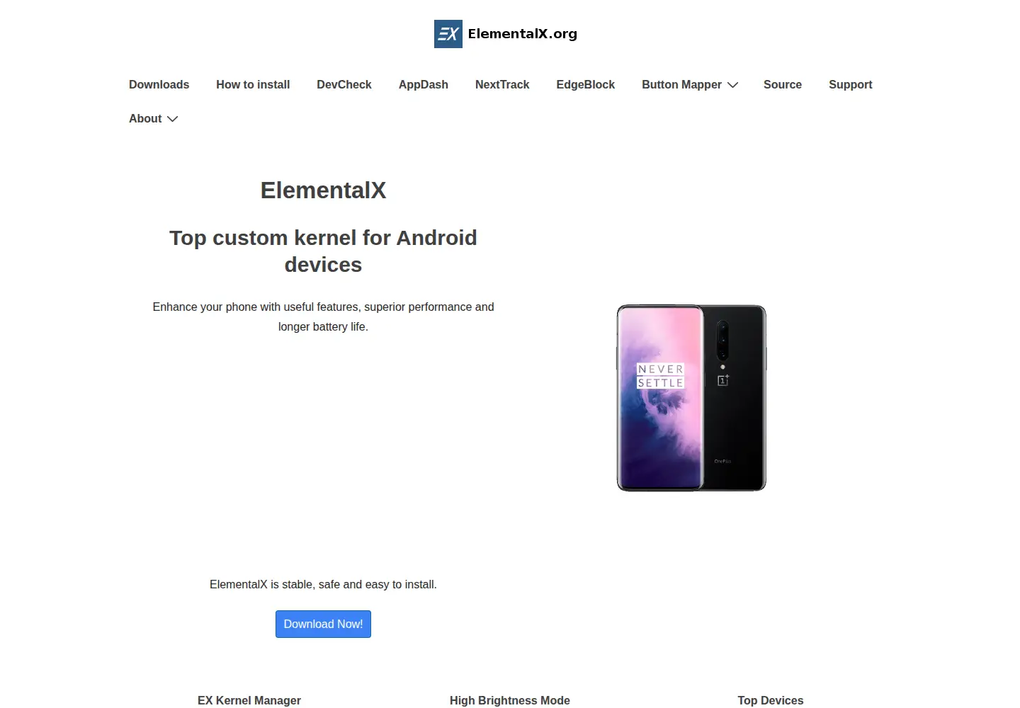 Screenshot of elementalx.org