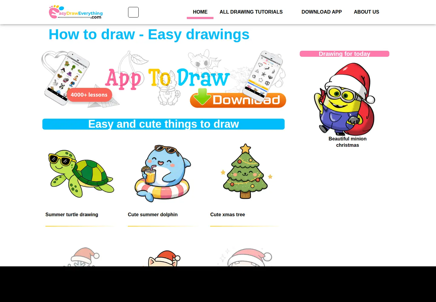 Screenshot of easydraweverything.com