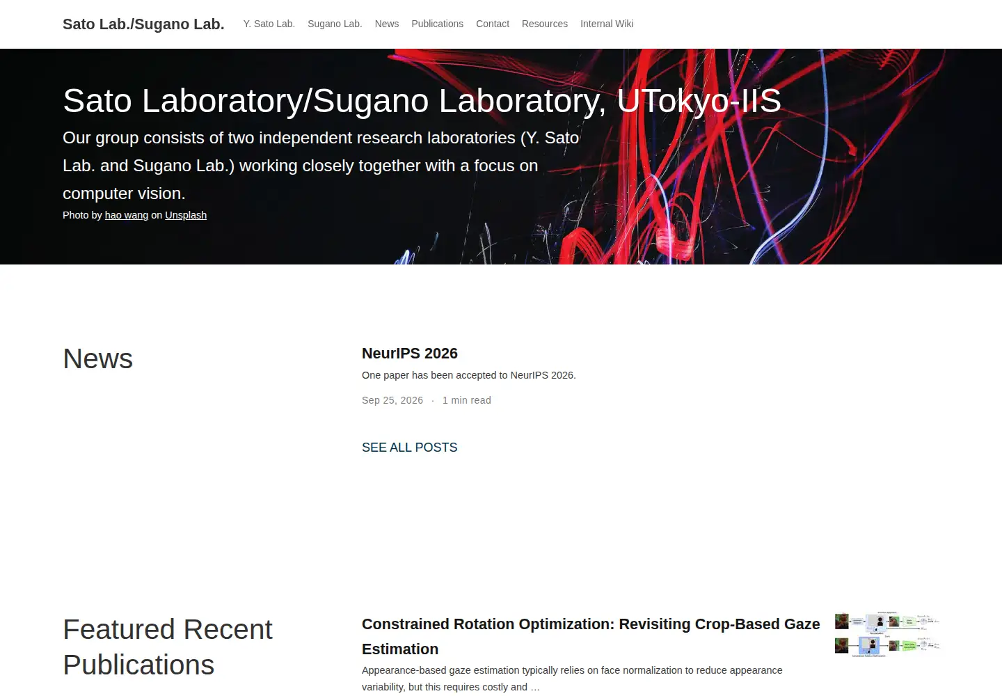 Screenshot of ut-vision.org