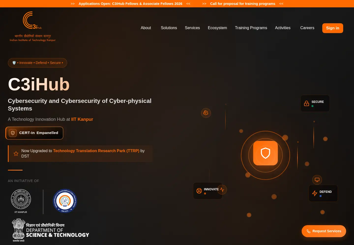 Screenshot of c3ihub.org