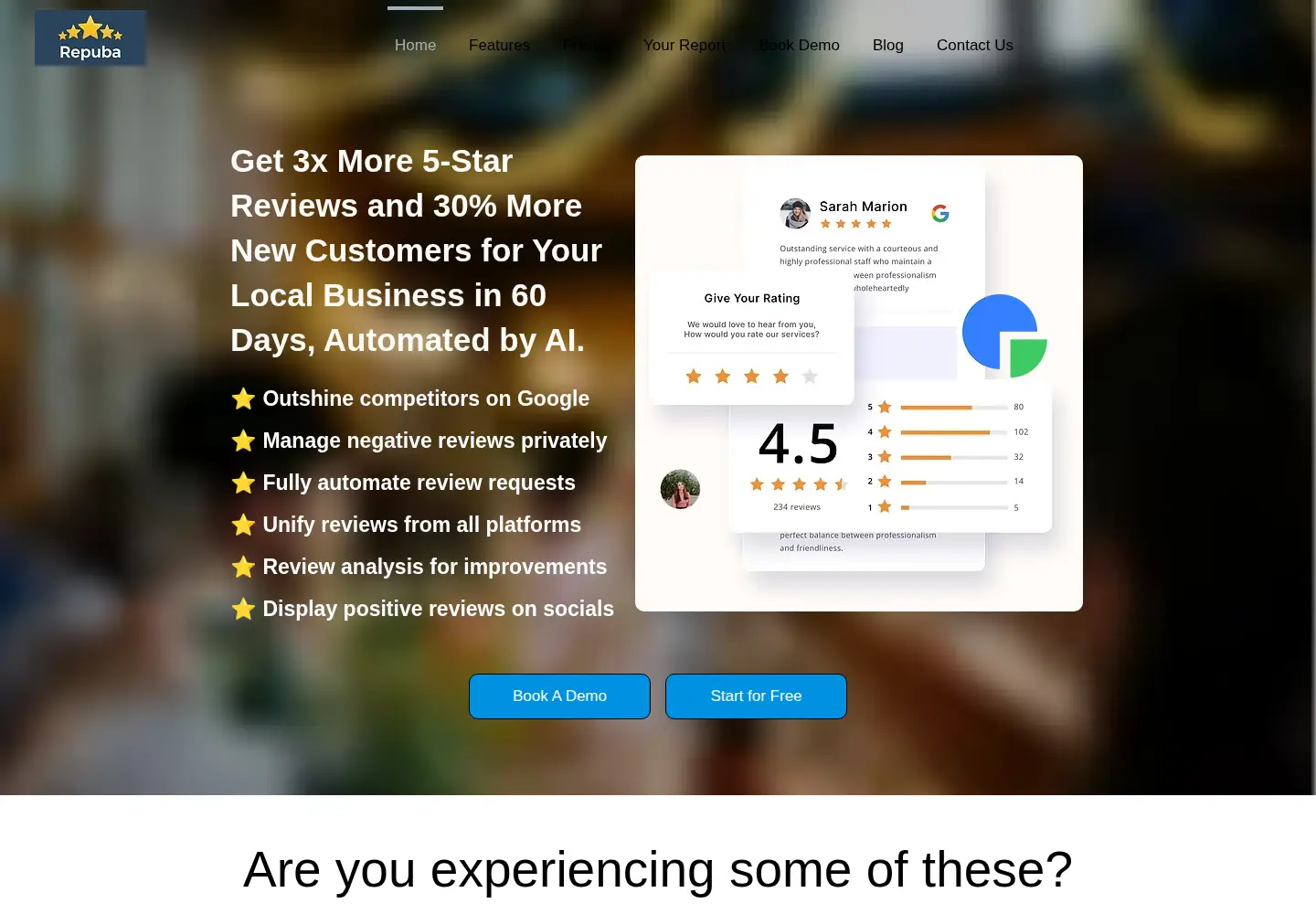 Screenshot of repuba.com