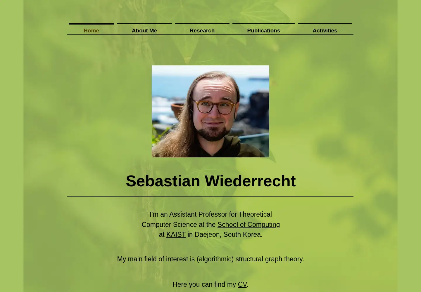 Screenshot of wiederrecht.com