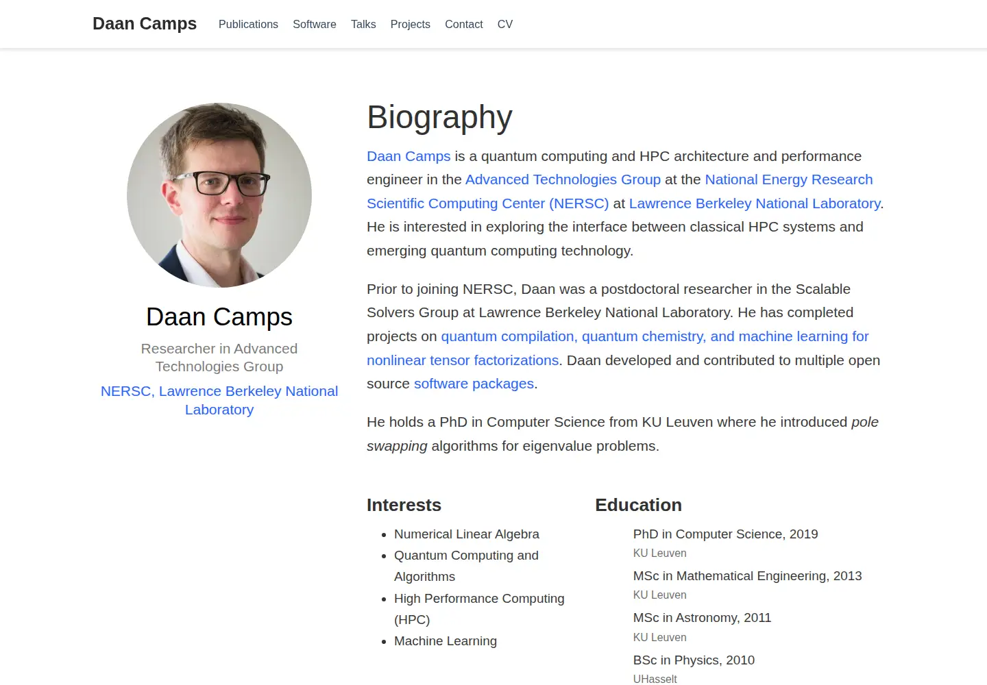 Screenshot of daancamps.com