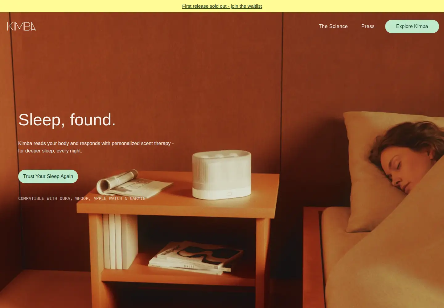 Screenshot of kimba.ai