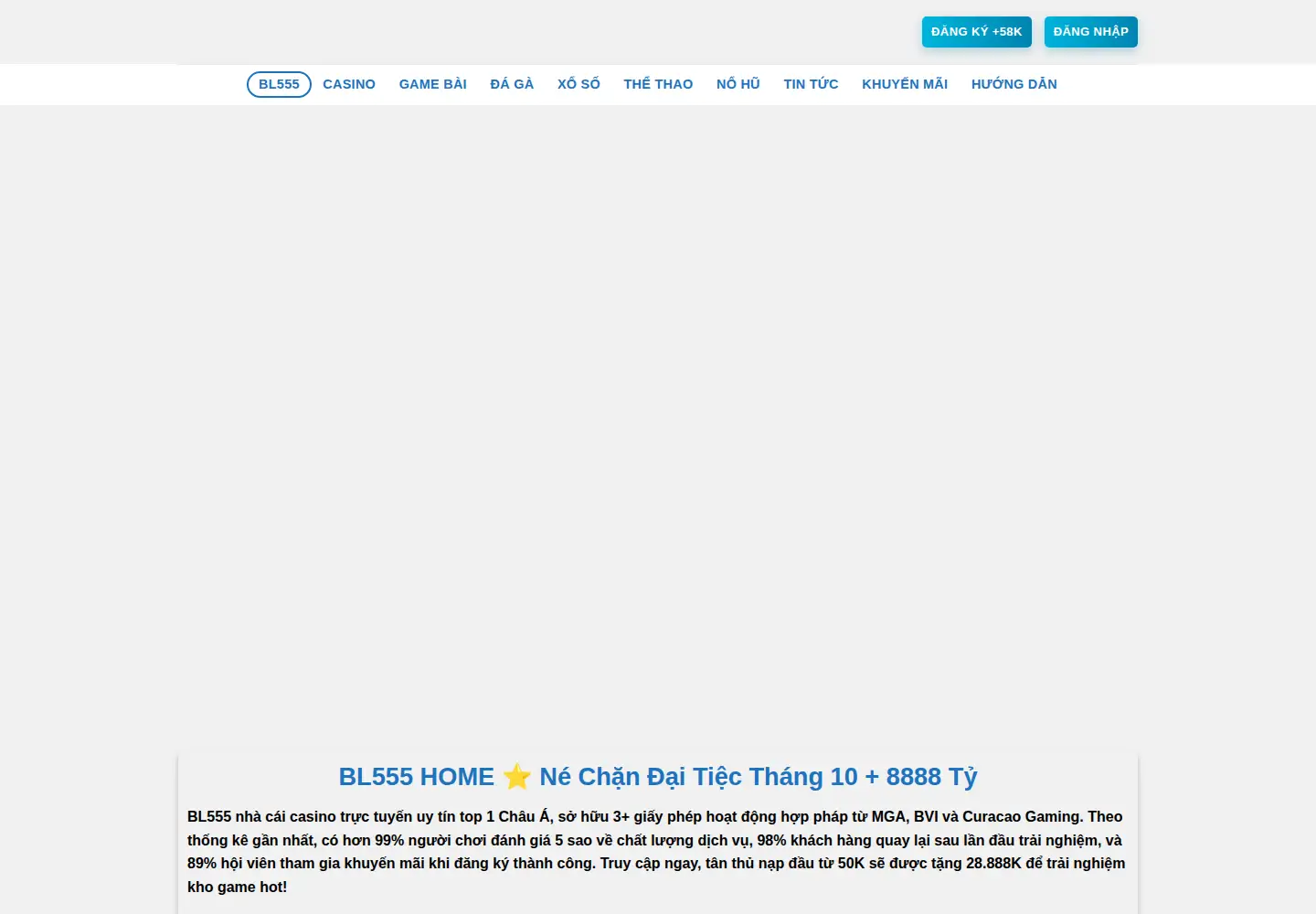 Captured homepage of bl555.buzz in the current scan
