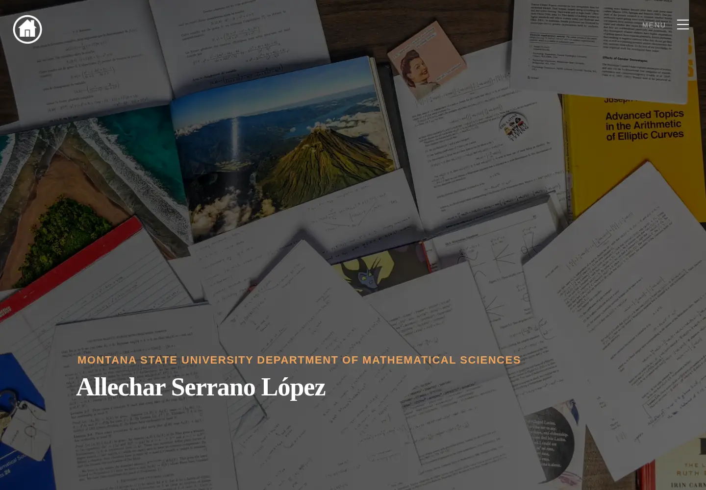 Captured homepage of allechar.org in the current scan