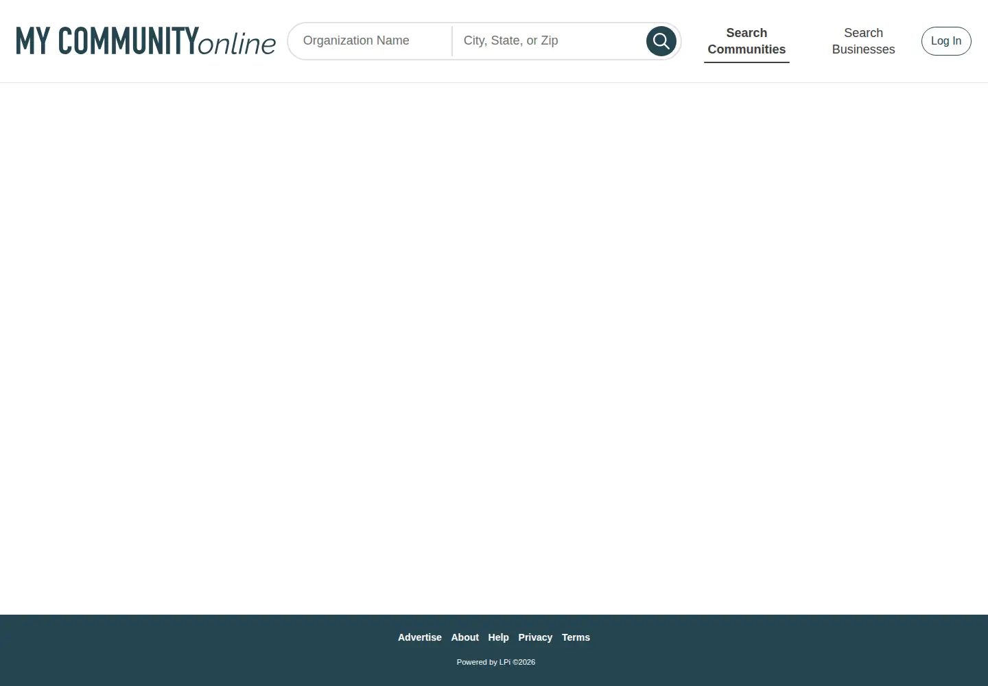 Screenshot of mycommunityonline.com