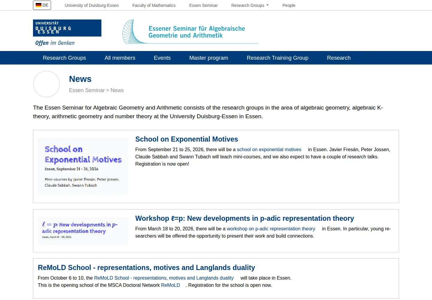 Screenshot of esaga.net