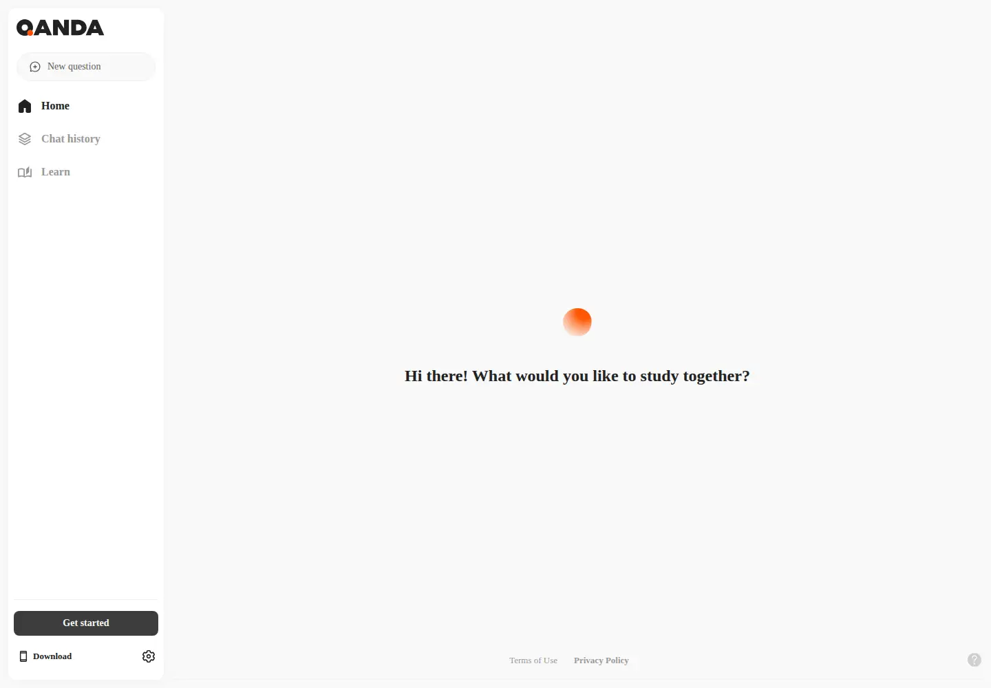Screenshot of qanda.ai