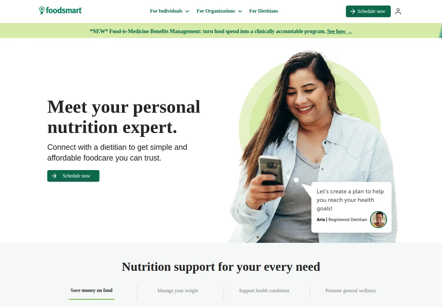 Screenshot of foodsmart.com