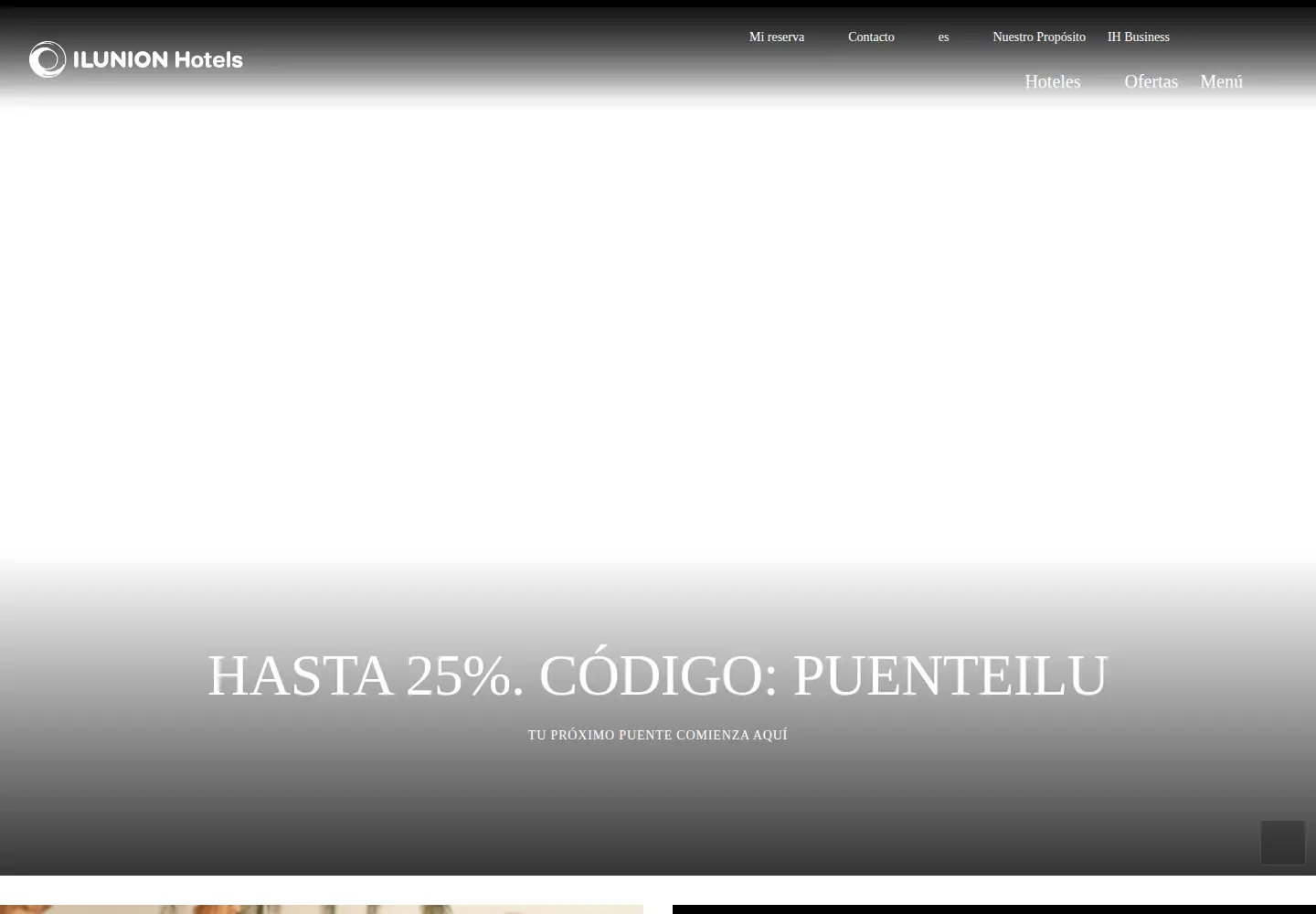 Screenshot of ilunionhotels.com