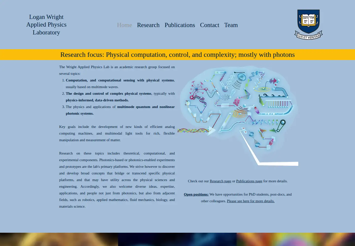 Screenshot of lgwrightlab.com