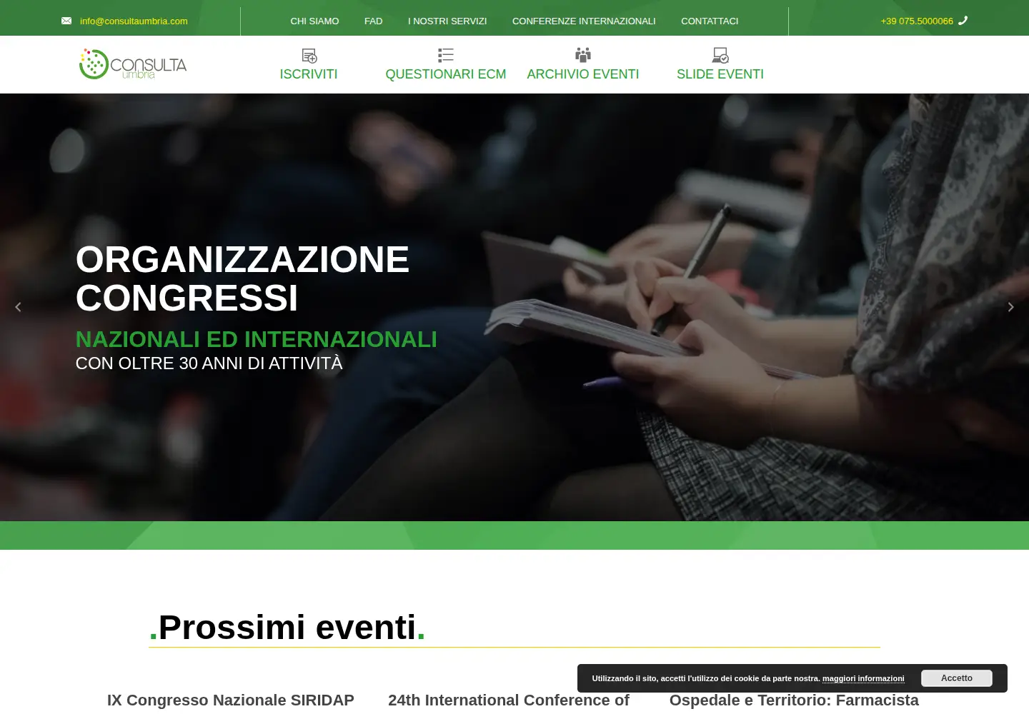 Screenshot of consultaumbria.com
