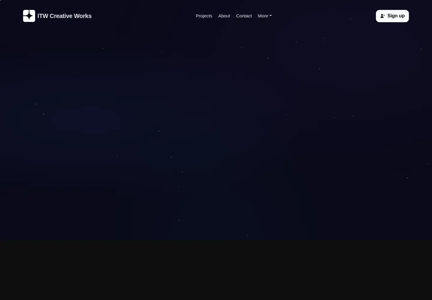 Screenshot of itwcreativeworks.com