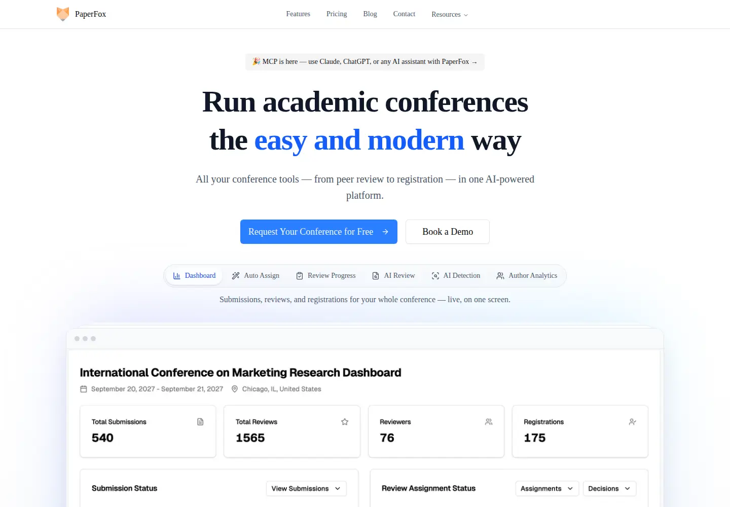 Screenshot of paperfox.ai