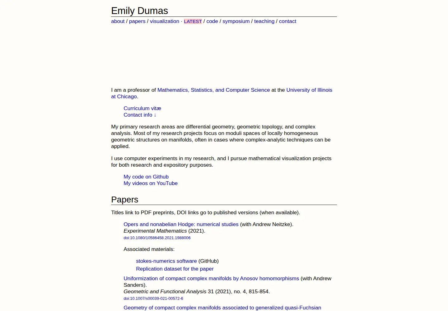 Screenshot of dumas.io