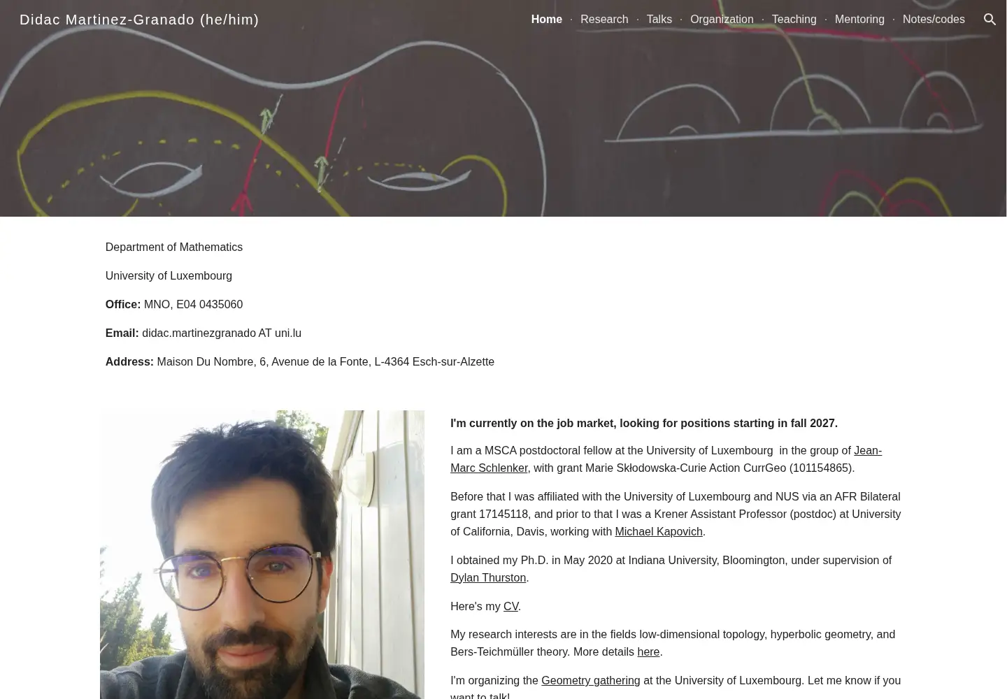 Screenshot of dmartinezgranado.com