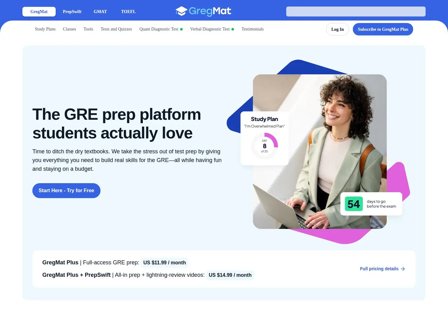 Screenshot of gregmat.com