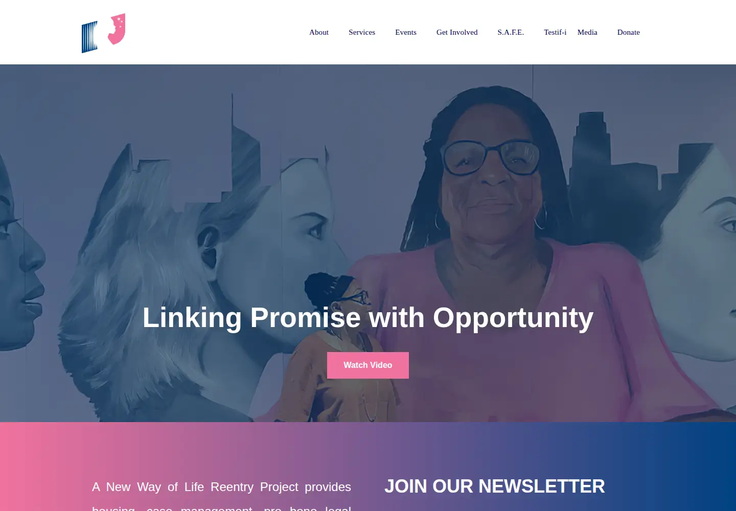 Screenshot of anewwayoflife.org