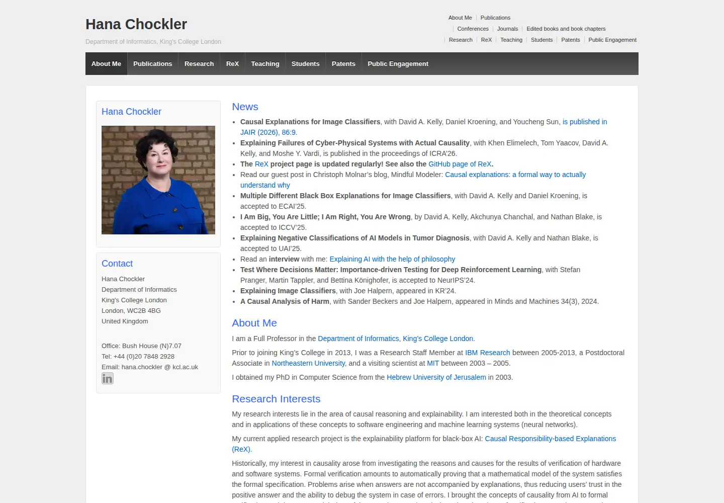 Screenshot of hanachockler.com