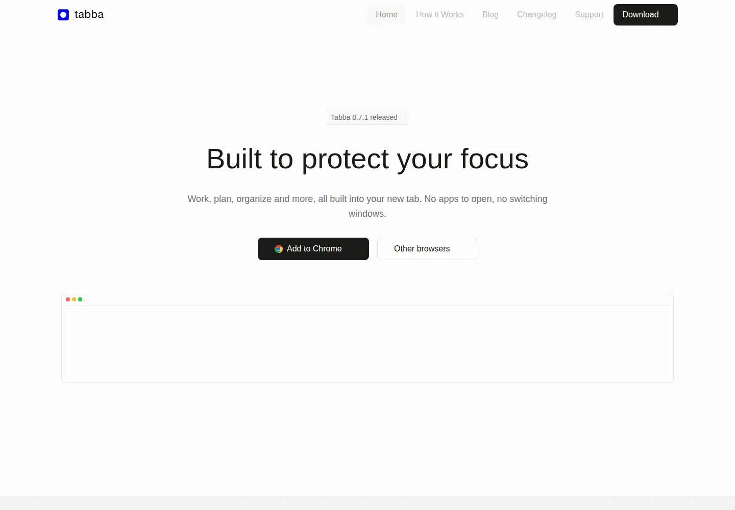 Screenshot of tabba.so