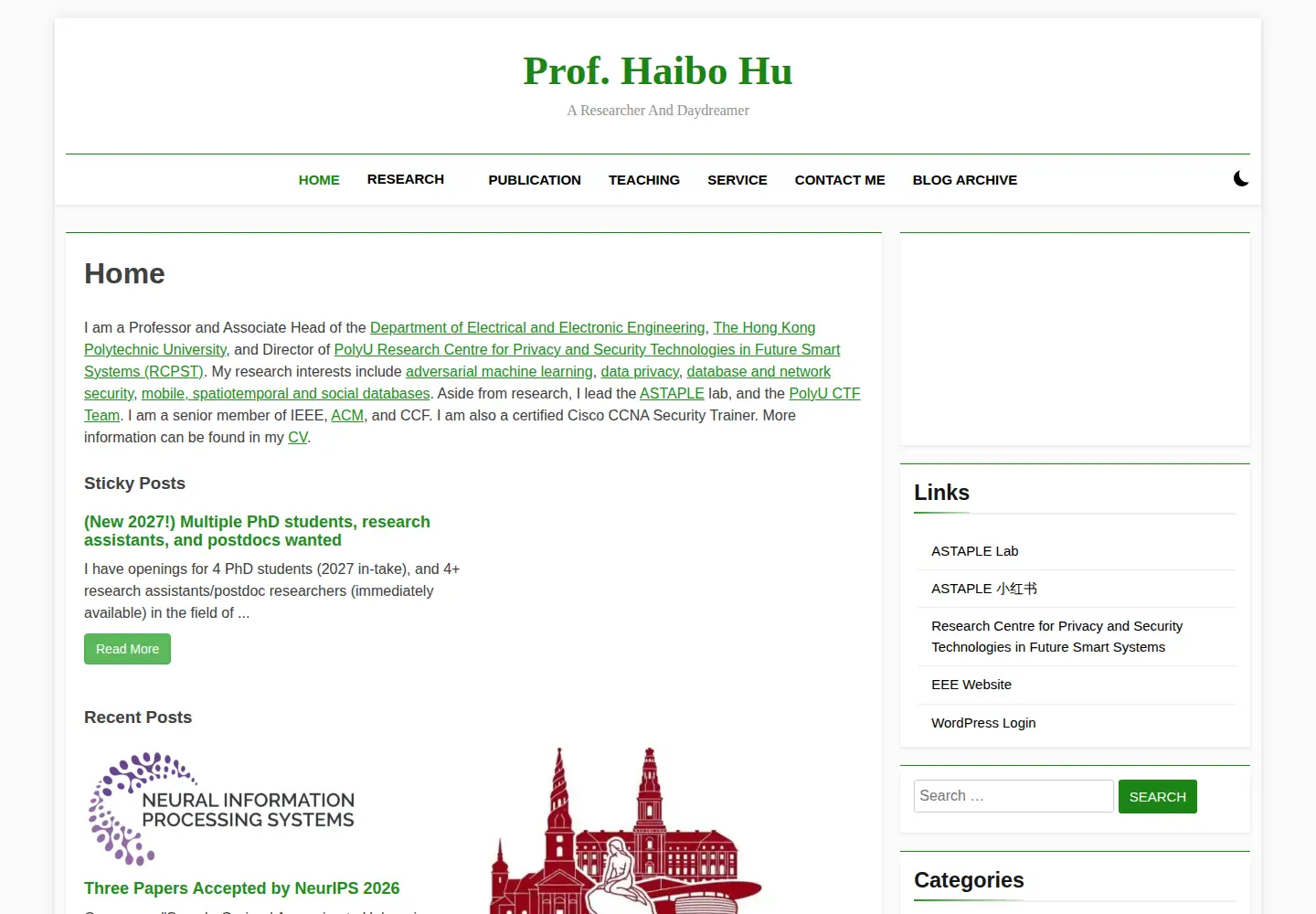 Captured homepage of haibohu.org in the current scan