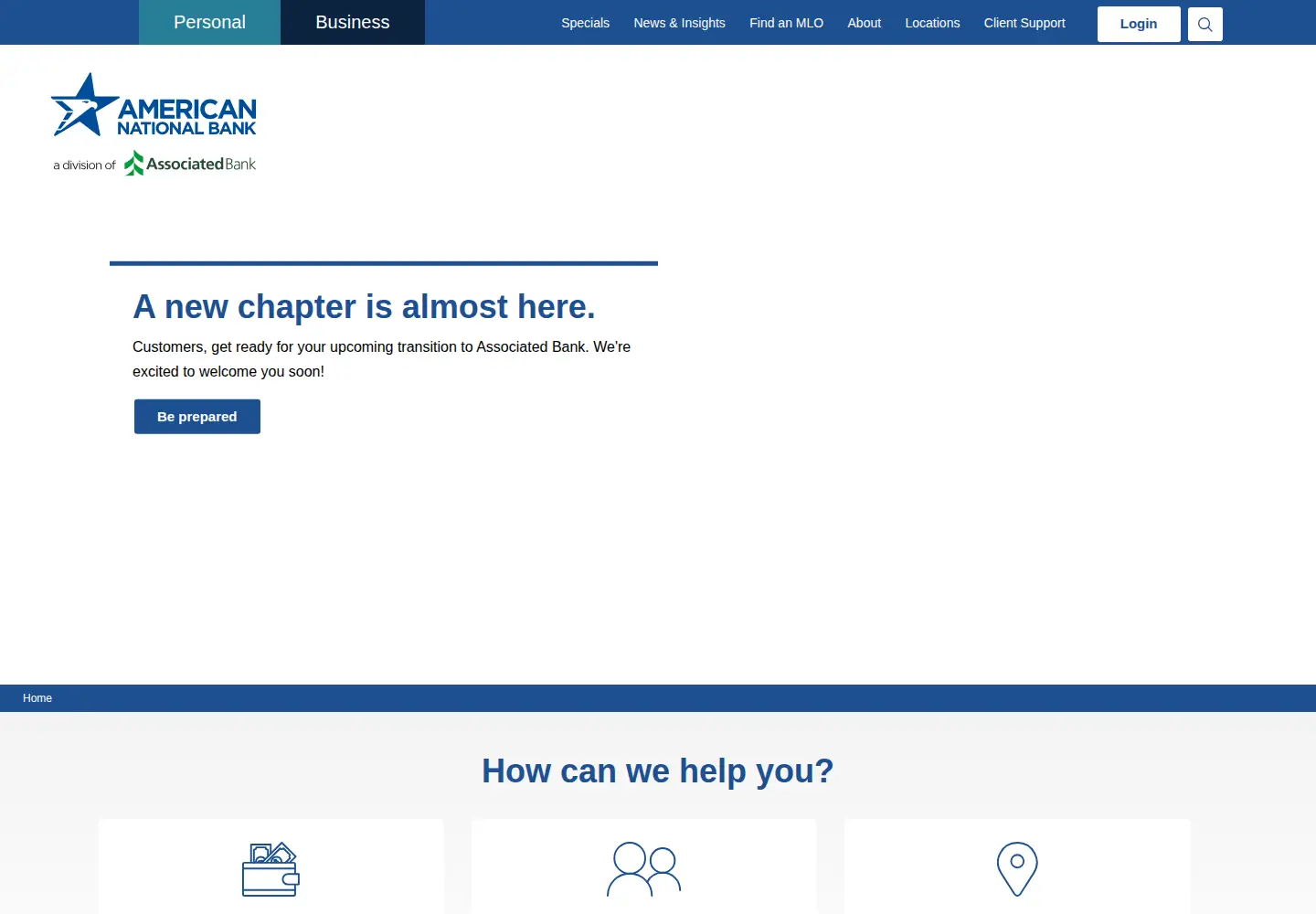 Screenshot of american.bank