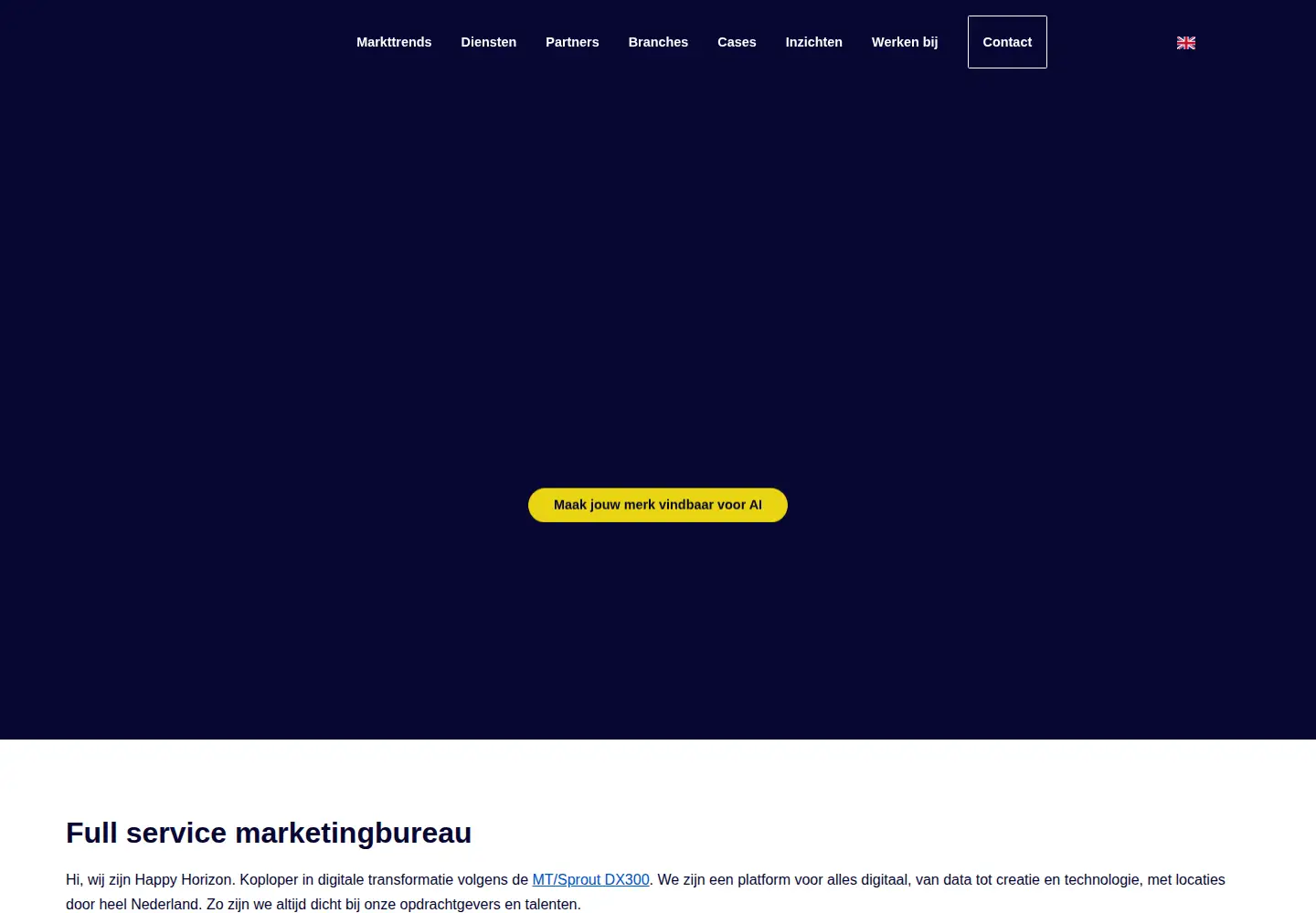 Screenshot of happyhorizon.com