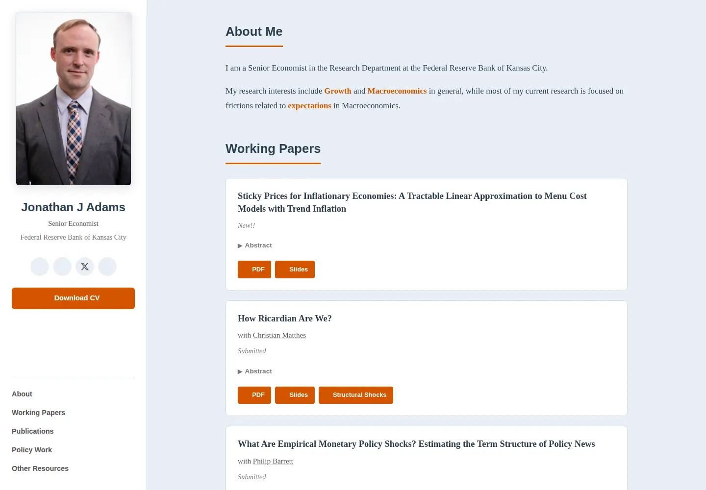 Screenshot of jonathanjadams.com