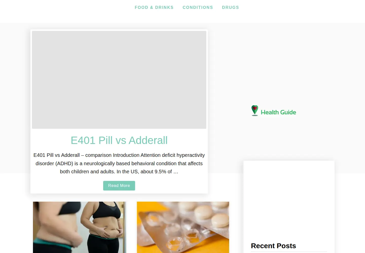Captured homepage of healthguidenet.com in the current scan