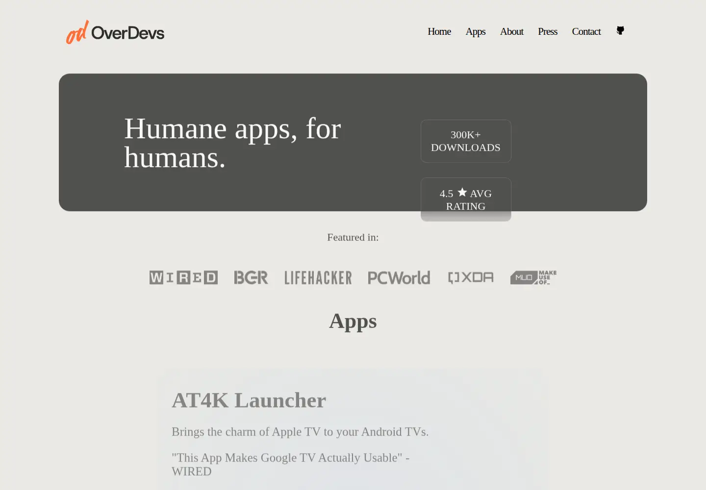 Screenshot of overdevs.com