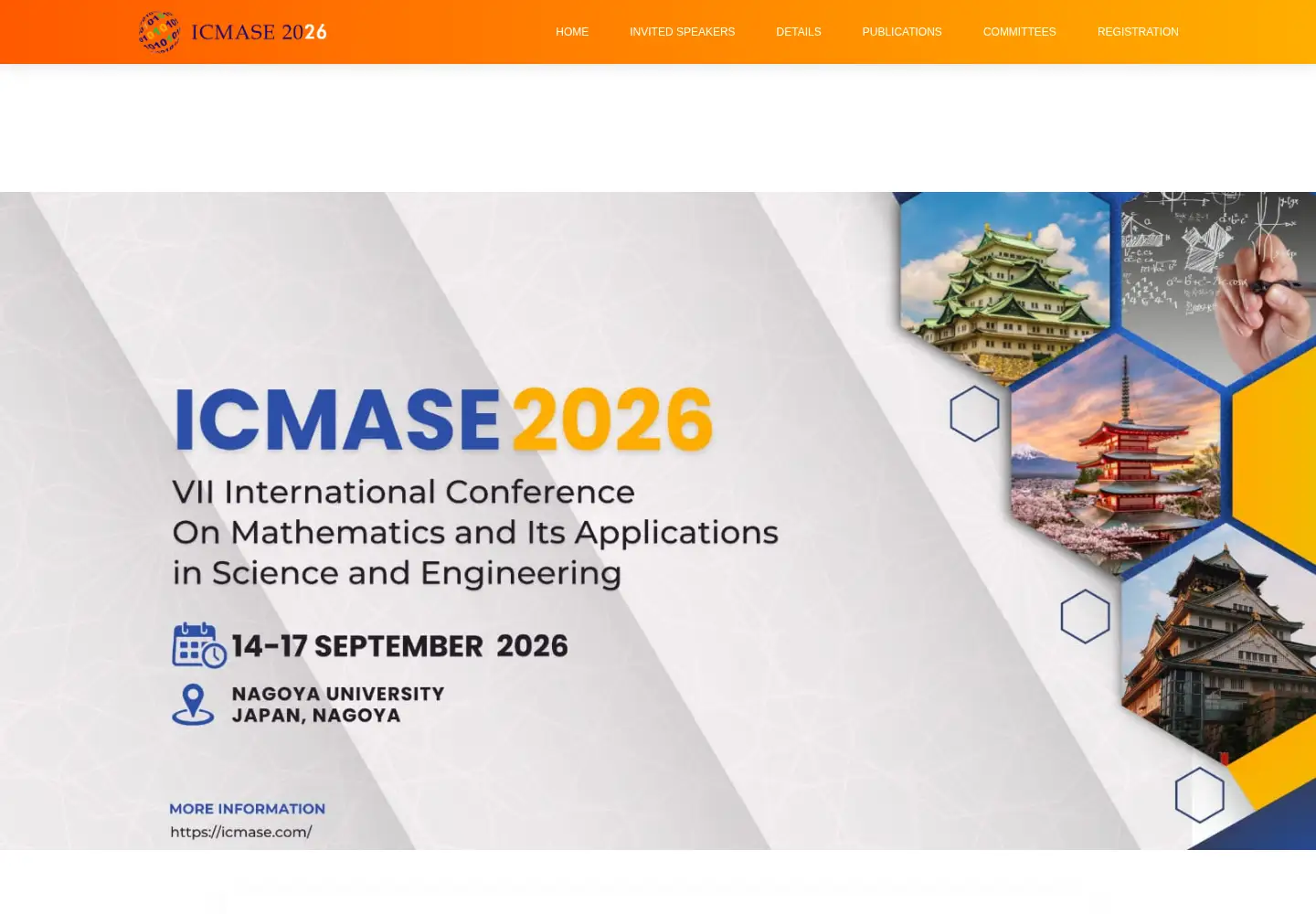 Screenshot of icmase.com