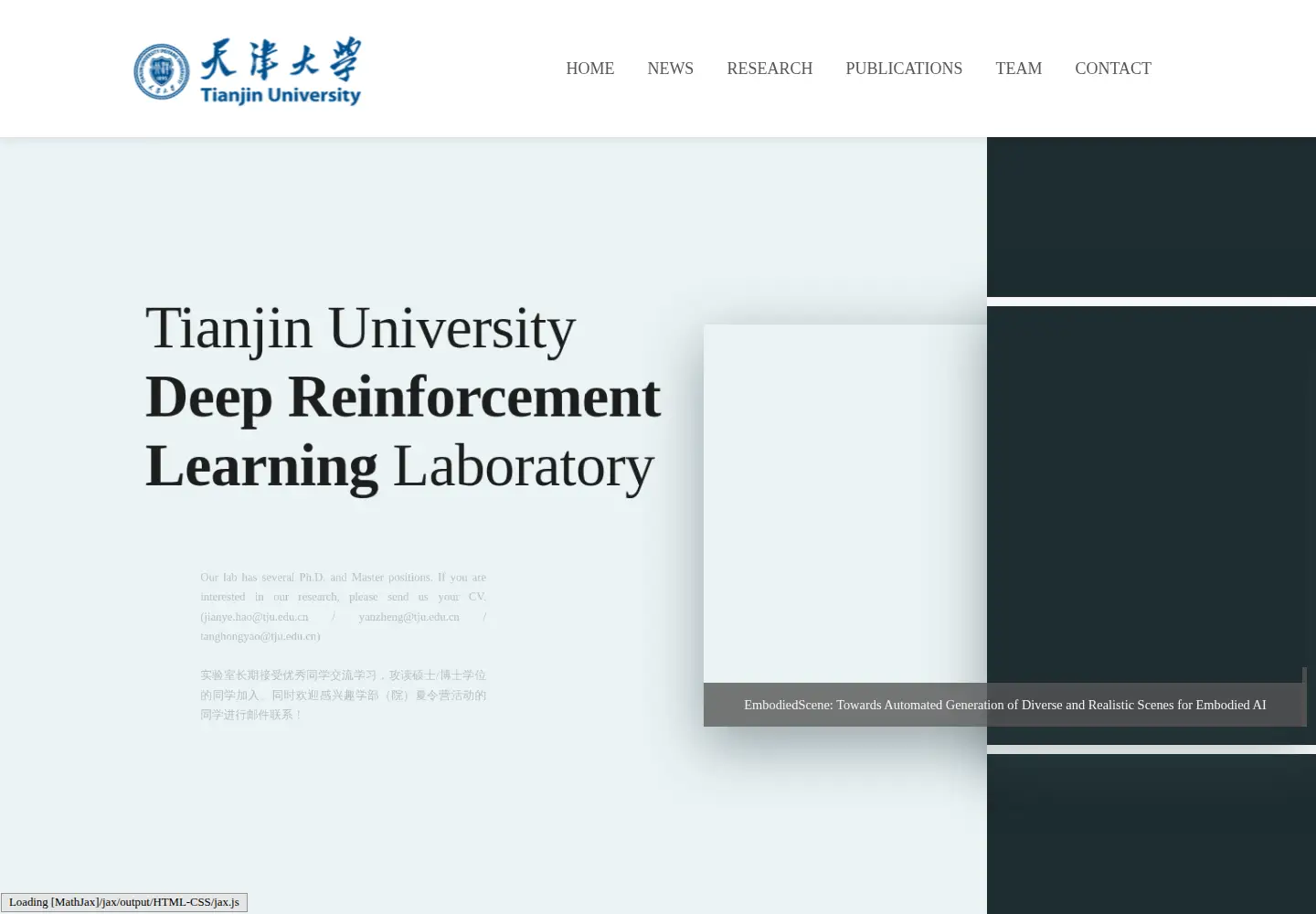 Captured homepage of icdai.org in the current scan