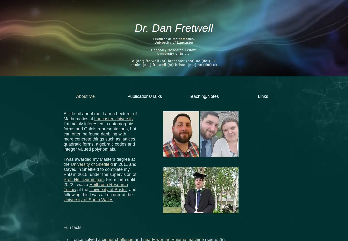 Screenshot of danfretwell.com