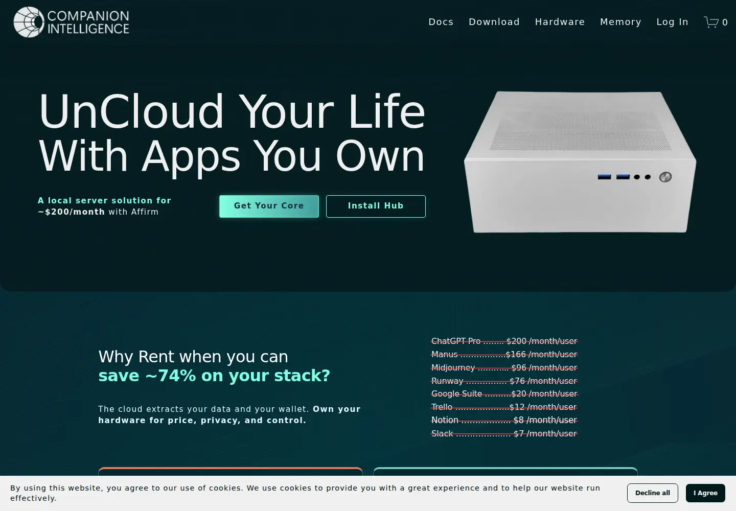 Screenshot of ci.computer
