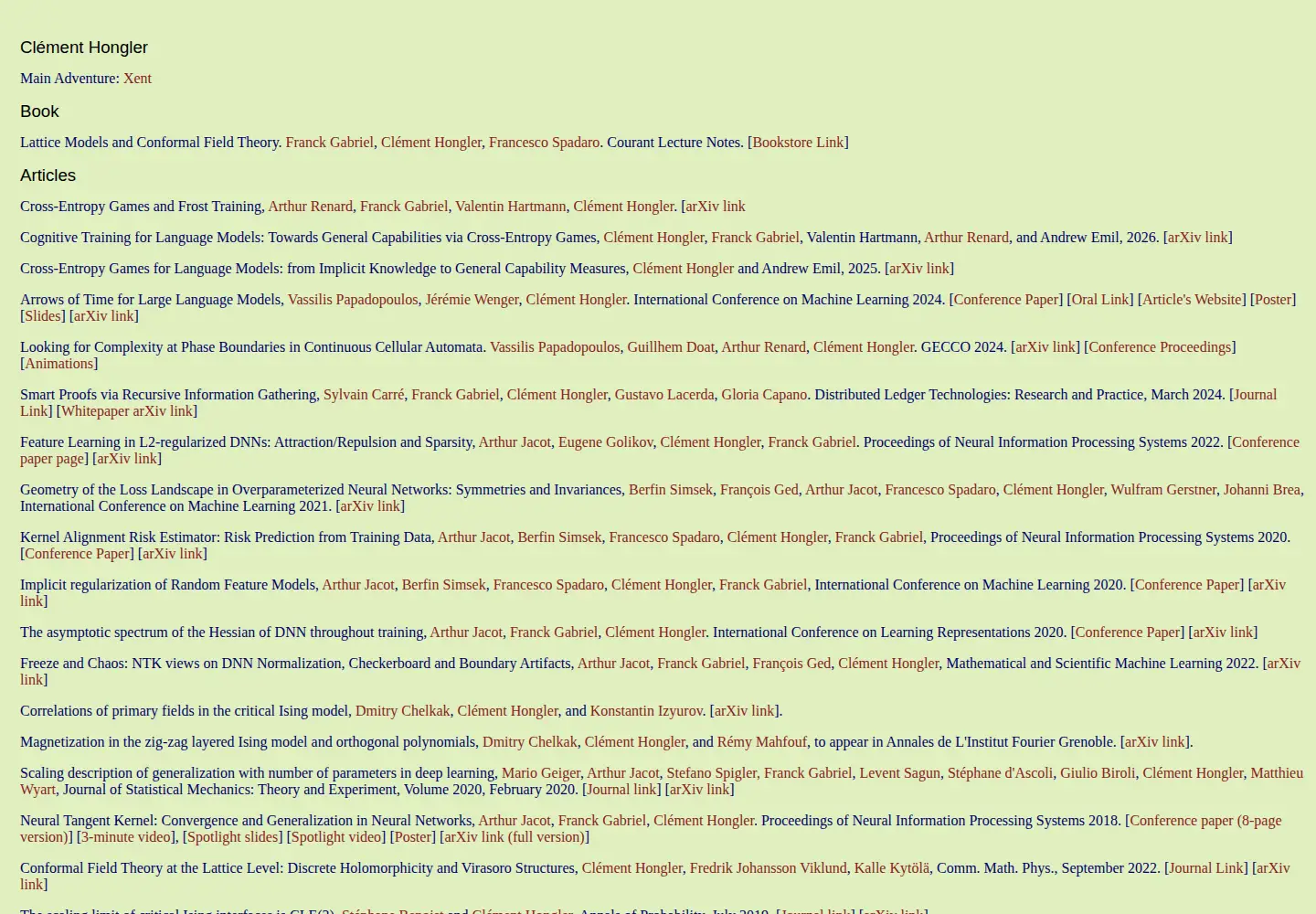 Screenshot of hongler.org