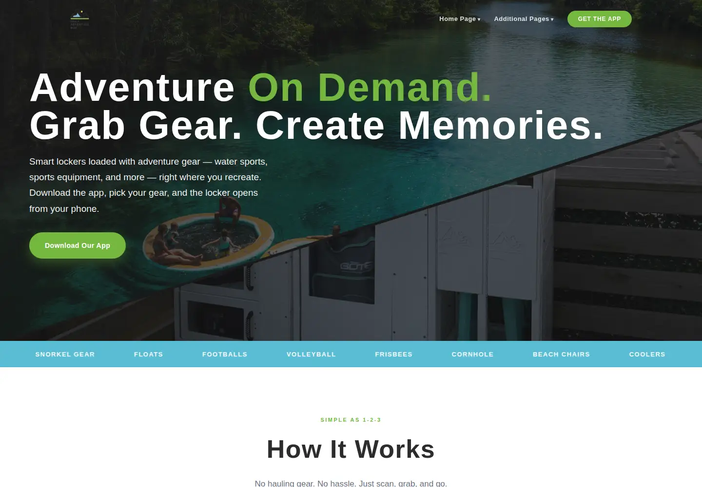 Screenshot of dailyadventurebox.com
