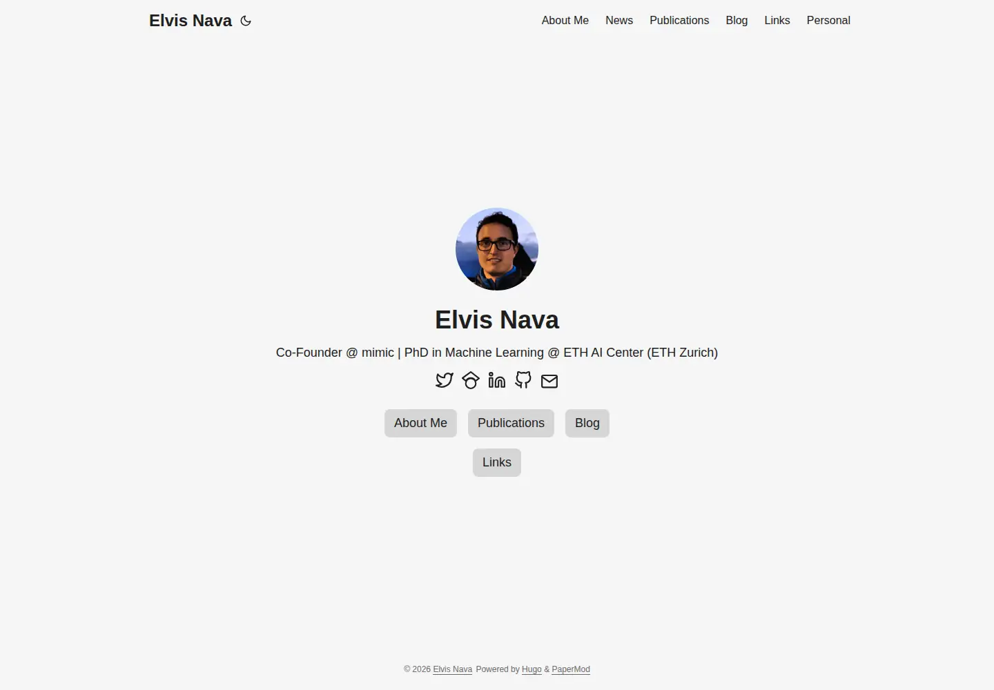 Screenshot of elvisnava.com